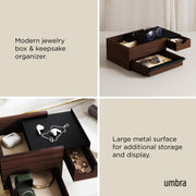 UMBRA - Stowit Storage Box _ Black-Walnut