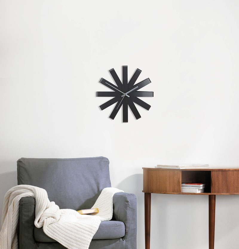 UMBRA - Ribbon Wall Clock _ Black