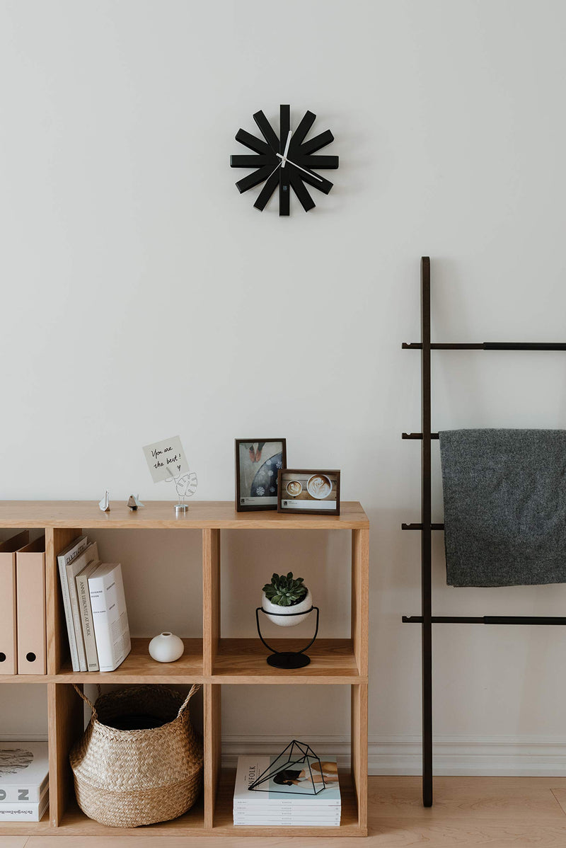 UMBRA - Ribbon Wall Clock _ Black