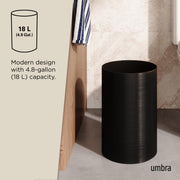 UMBRA - Metalla Trash Can _ Black