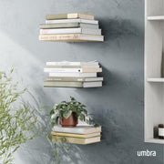 UMBRA - Conceal Shelves, Set Of 3 _ Silver / Large