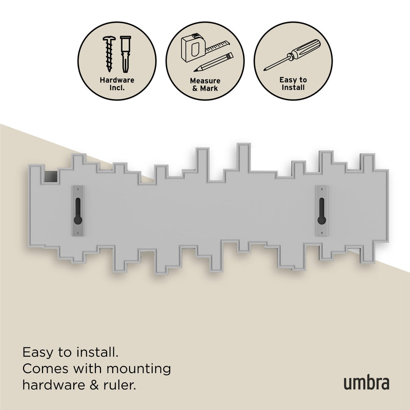 UMBRA - Sticks 5 Wall Hook _ Grey