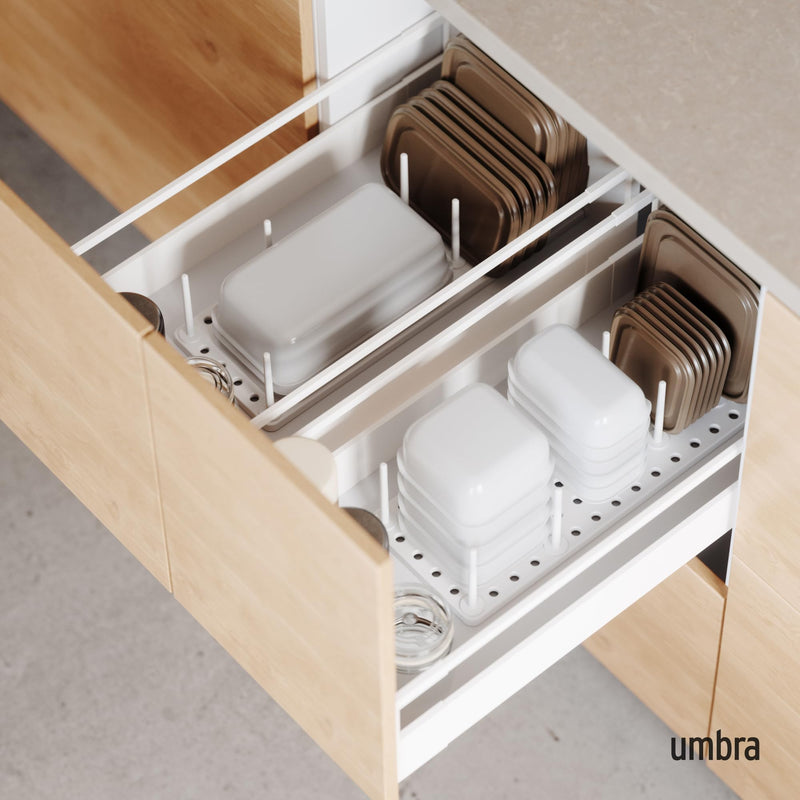 UMBRA - Peggy Drawer Organizers, Set of 2 _ White / 2-Pack