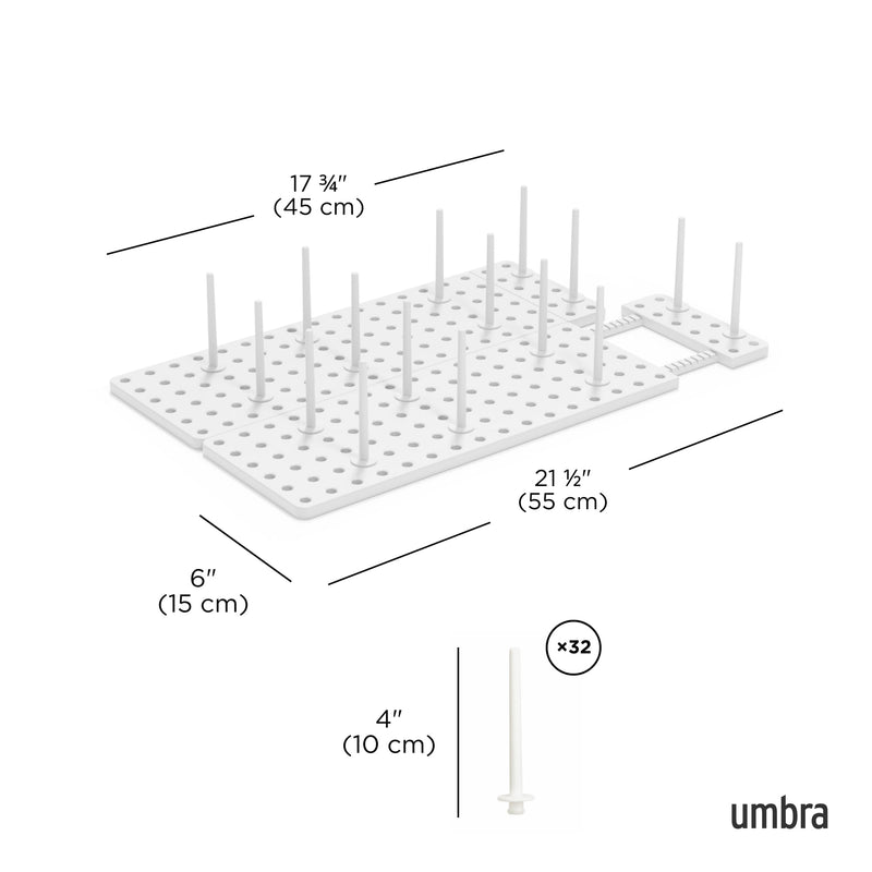 UMBRA - Peggy Drawer Organizers, Set of 2 _ White / 2-Pack