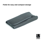 UMBRA - UDry Mini Dish Drying Rack with Mat _ Charcoal