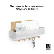 UMBRA - Estique Organizer _ White-Natural