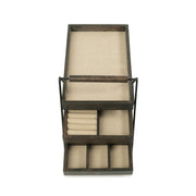 UMBRA - Terrace 3-Tier Jewelry Tray _ Black-Walnut