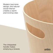 UMBRA - Woodrow Trash Can _ Natural