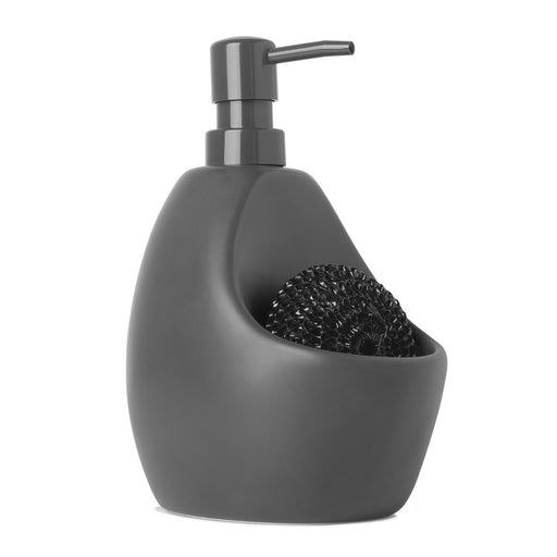 UMBRA - Joey Soap Pump & Scrubby _ Charcoal