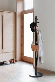 UMBRA - Pillar Coat Rack _ Black-Walnut