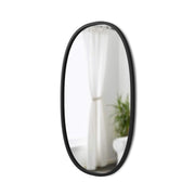 UMBRA - Hub Oval Wall Mirror _ Black / 24x36" (61x91 cm)