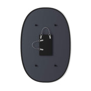 UMBRA - Hub Oval Wall Mirror _ Black / 24x36" (61x91 cm)