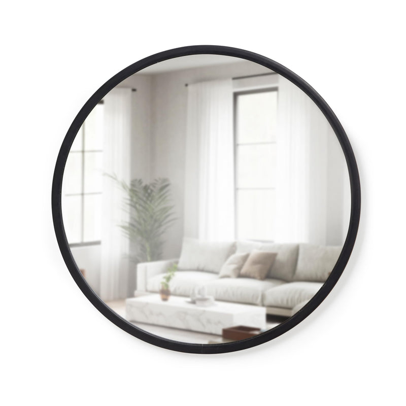 UMBRA - Hub Wall Mirror _ Black / 24" (61 cm)