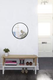 UMBRA - Hub Wall Mirror _ Black / 24" (61 cm)
