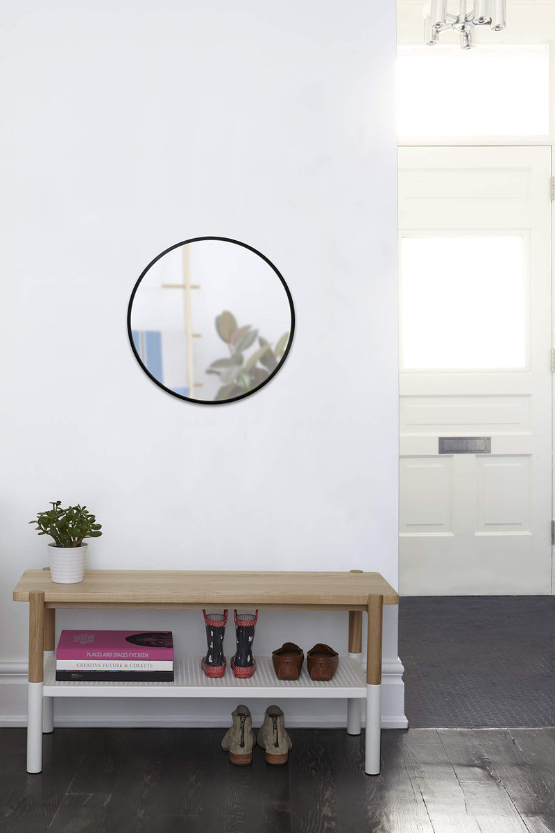 UMBRA - Hub Wall Mirror _ Black / 24" (61 cm)