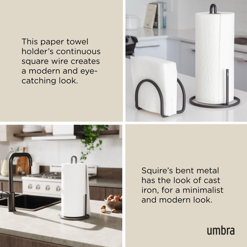 UMBRA - Squire Paper Towel Holder _ Black