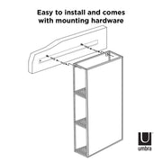 UMBRA - Cubiko Wall & Storage Mirror _ Black