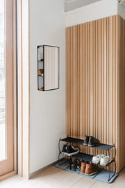UMBRA - Cubiko Wall & Storage Mirror _ Black