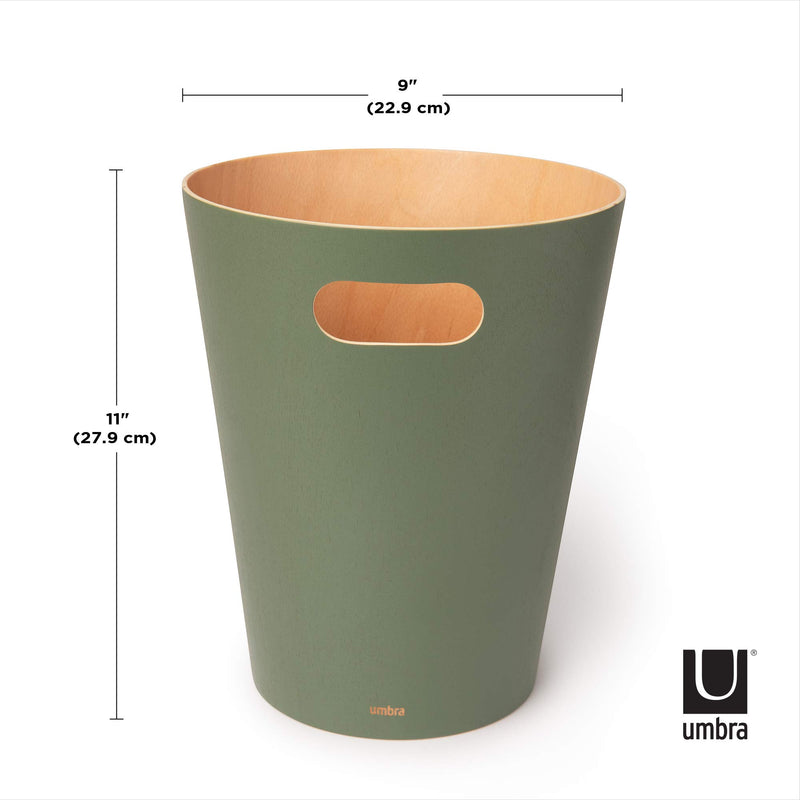 UMBRA - Woodrow Trash Can _ Spruce
