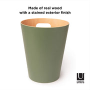 UMBRA - Woodrow Trash Can _ Spruce