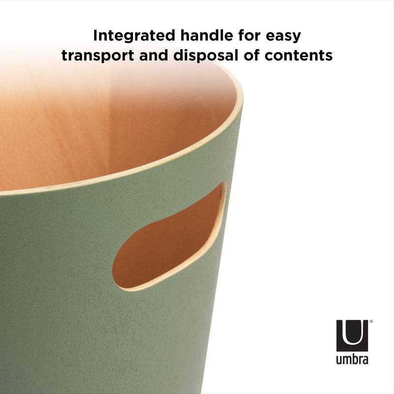 UMBRA - Woodrow Trash Can _ Spruce