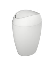 UMBRA - Twirla Trash Can _ Metallic-White