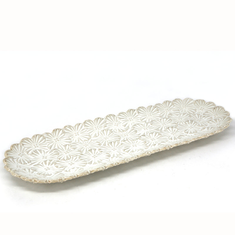 BIA - BOUQUET Textured Oblong Serving Platter