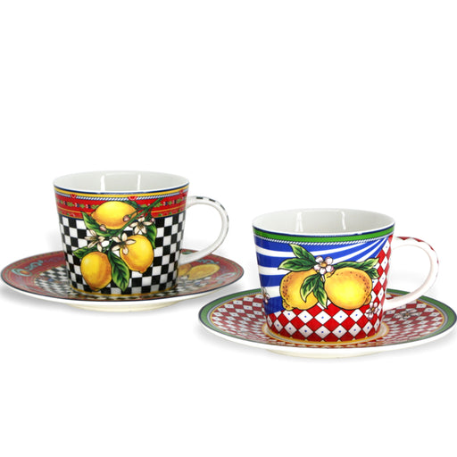 BIA - TESORO Cappuccino Cups & Saucers