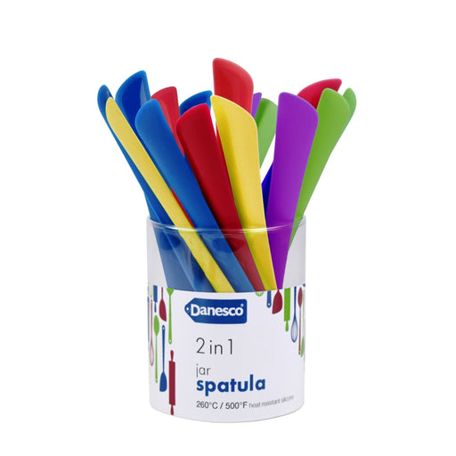 Danesco - 2-in-1 Jar Spatula - 18pc CDU