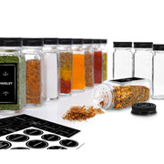 Danesco - Spice Jars and Labels - set of 12