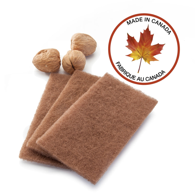 Full Circle - NEAT NUT™ Walnut Shell Scour Pads - Made in CANADA
