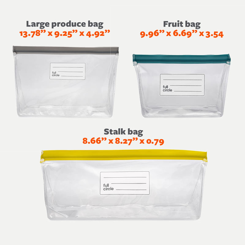 Full Circle - ZIPTUCK™ Reusable Fruit Storage Bag
