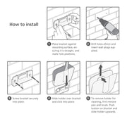 Joseph Joseph - CleanStore™ Wall-mounted Dust Pan and Brush