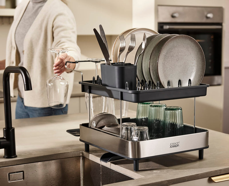 Joseph Joseph - Excel™ Steel 2-tier Dish Rack
