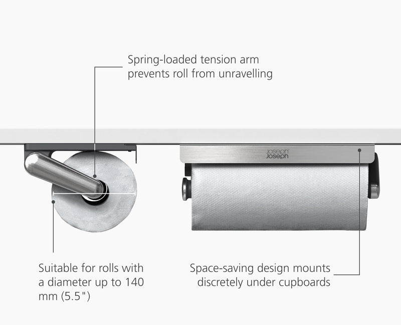 Joseph Joseph - RollGrip™ Mounted Paper Towel Holder
