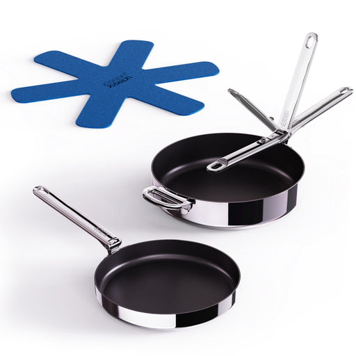 Joseph Joseph - SpaceSteel™ Non-Stick Frying Pans