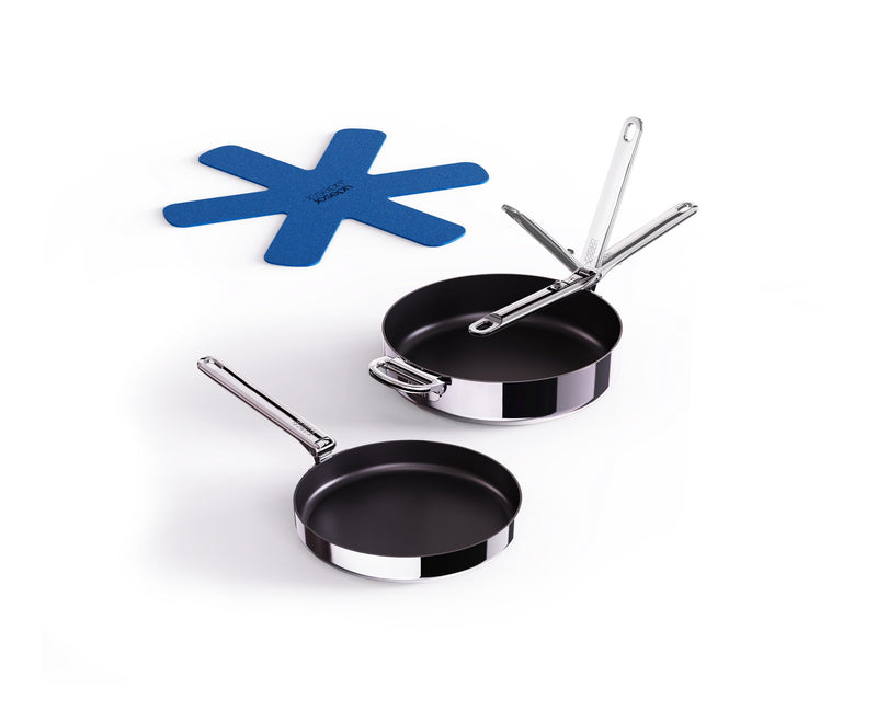 Joseph Joseph - SpaceSteel™ Non-Stick Frying Pans