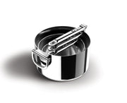 Joseph Joseph - SpaceSteel™ Set of 3 Sauce Pans with Lids