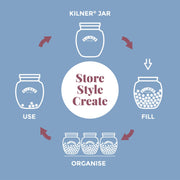 Kilner - Push-Top Storage Jar - 850 ml