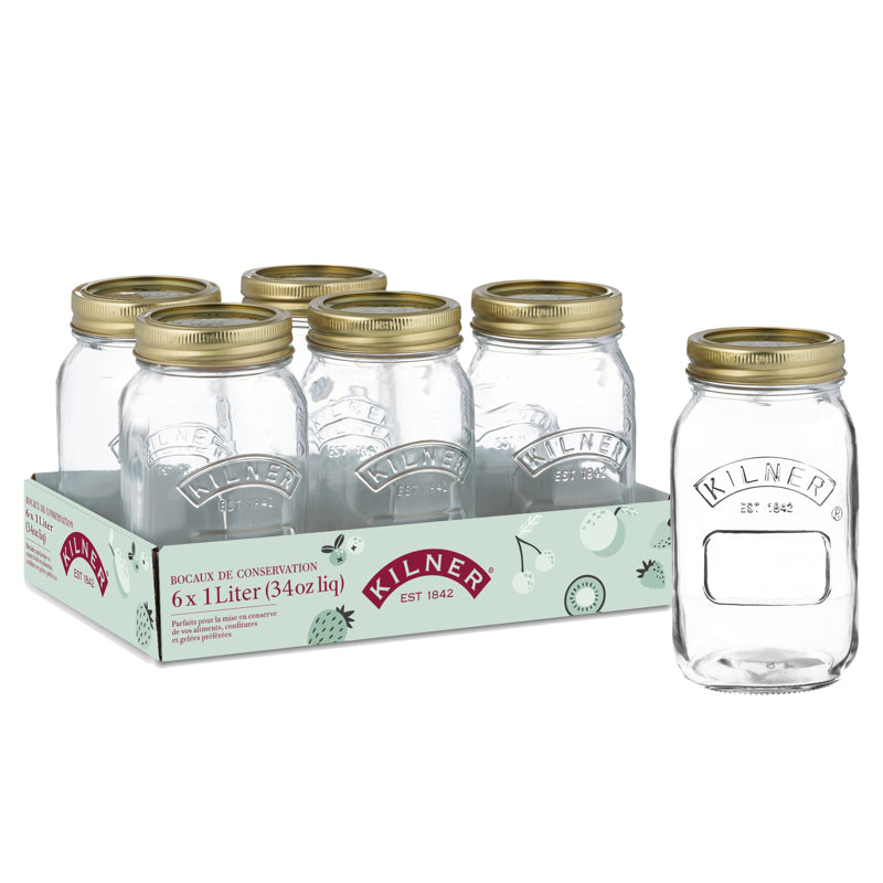Kilner - Screw-top Preserve Jars - 6pk