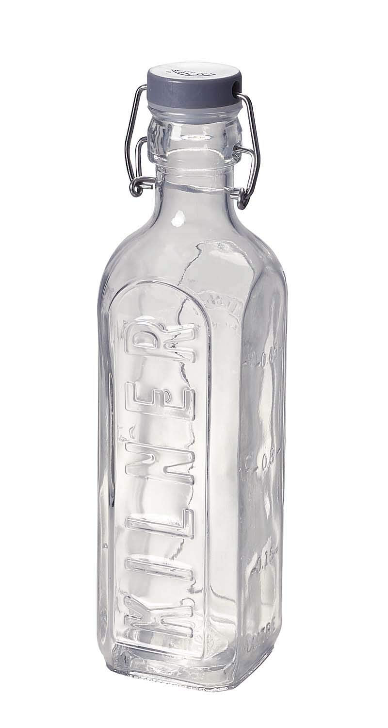 Kilner - Square Clip-Top Bottle - 600ml