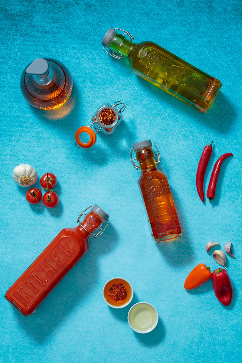 Kilner - Square Clip-Top Bottle - 600ml