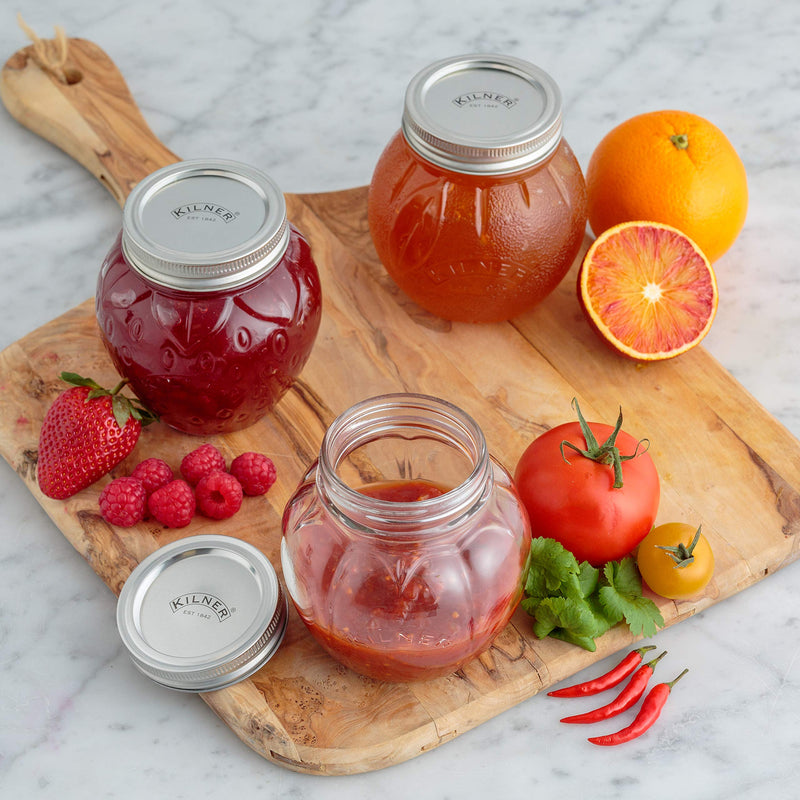 Kilner - STRAWBERRY Screw-Top Preserve Jar - 400ml