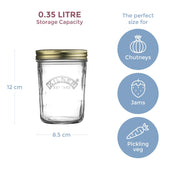 Kilner - Wide-Mouth Preserve Jar - 350ml