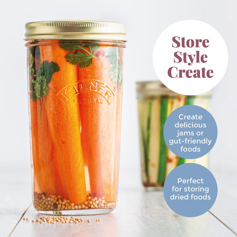 Kilner - Wide-Mouth Preserve Jar - 350ml