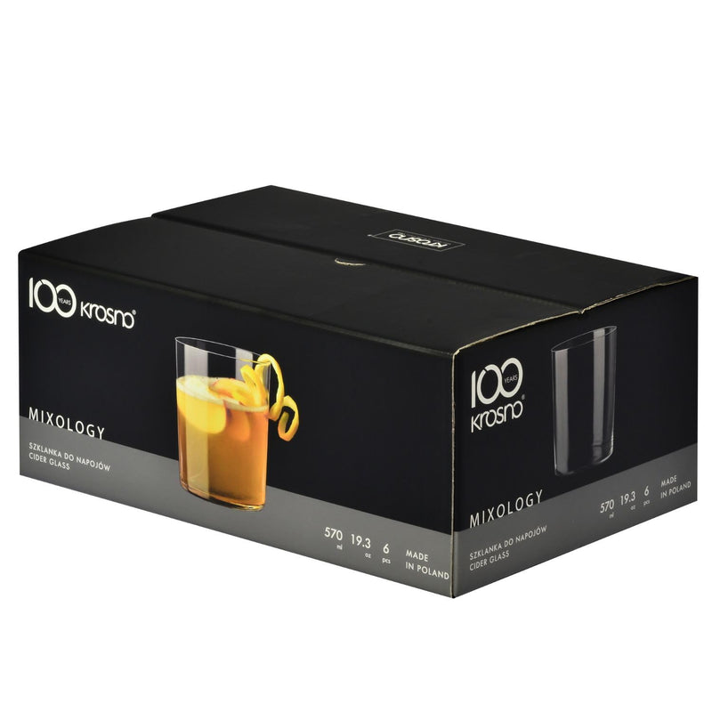 KROSNO - MIXOLOGY Glass Tumbler Set