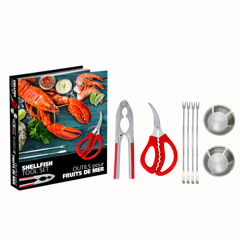 Natural Living - 8pc ShellfishTool Set
