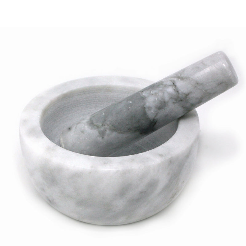 Natural Living - Marble Mortar & Pestle
