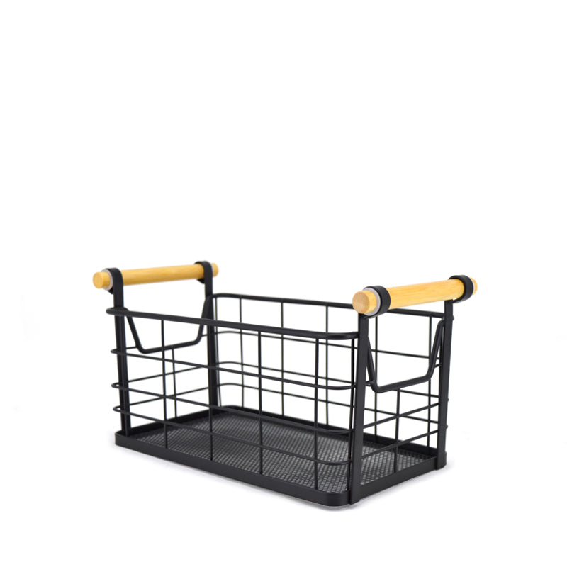 Natural Living - Metal Organizer Basket