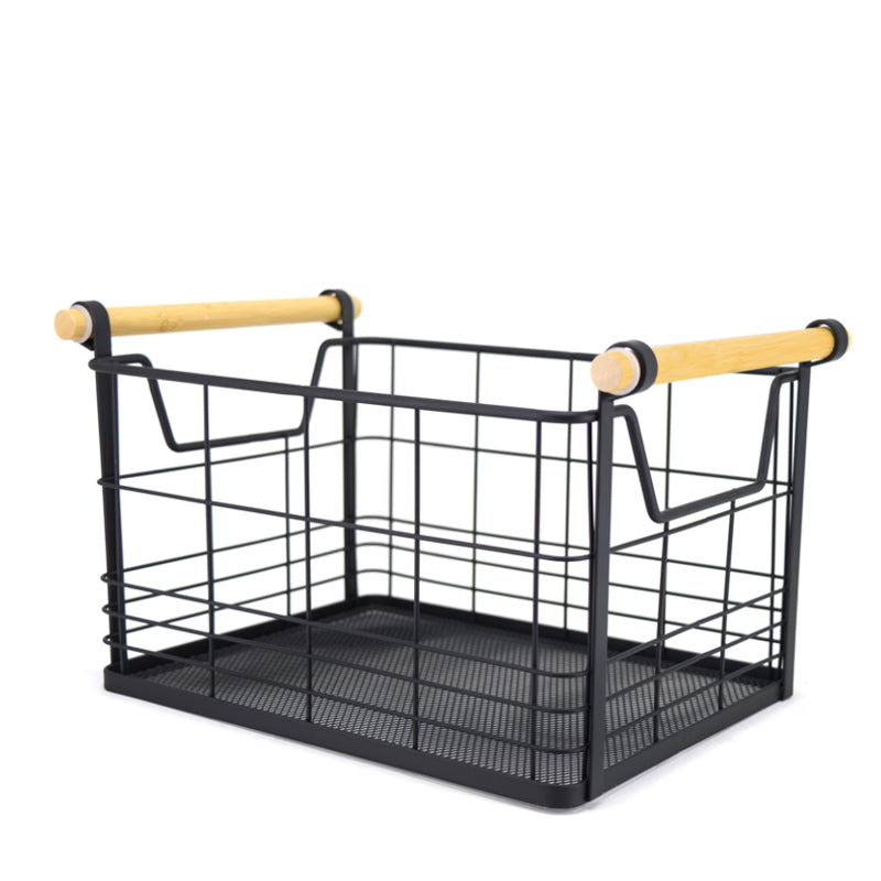 Natural Living - Metal Organizer Basket